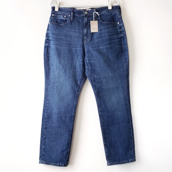 Madewell High Rise Slim Boyjean 32P - Picture 3 of 14